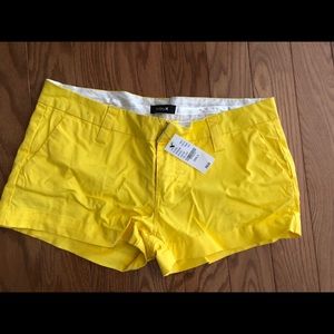 New with tags Hurley yellow shorts!